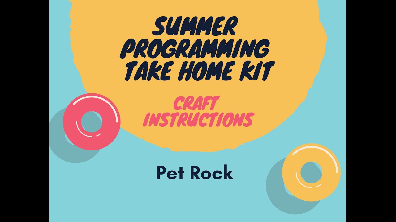 Pet Rock Craft Instruction