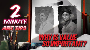 2 Minute Art Tips - Why Is Value So Important?  #colourtheory #colortheory #beginnerart #value