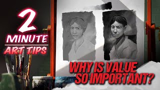 2 Minute Art Tips - Why Is Value So Important?  #colourtheory #colortheory #beginnerart #value