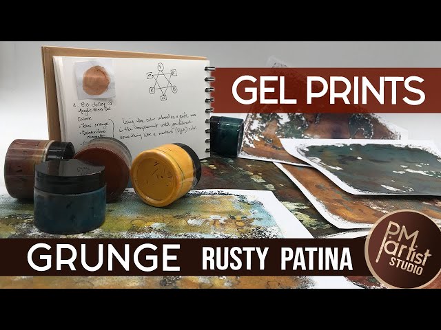 Gel Plate Printing Basics an Intro - PM Artist Studio