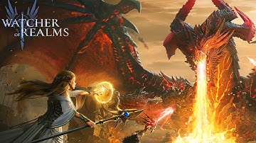 Best Strategy Tower Defense TD Rpg Game Mobile Watcher of Realms Android ios Gameplay