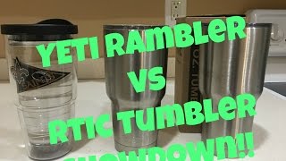 Details RTIC Tumbler vs YETI Rambler vs Tervis Tumbler Showdown! News