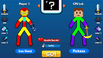 Supreme Duelist Stickman IRON MAN vs MINECRAFT Gameplay Walkthrough ( android / ios  )