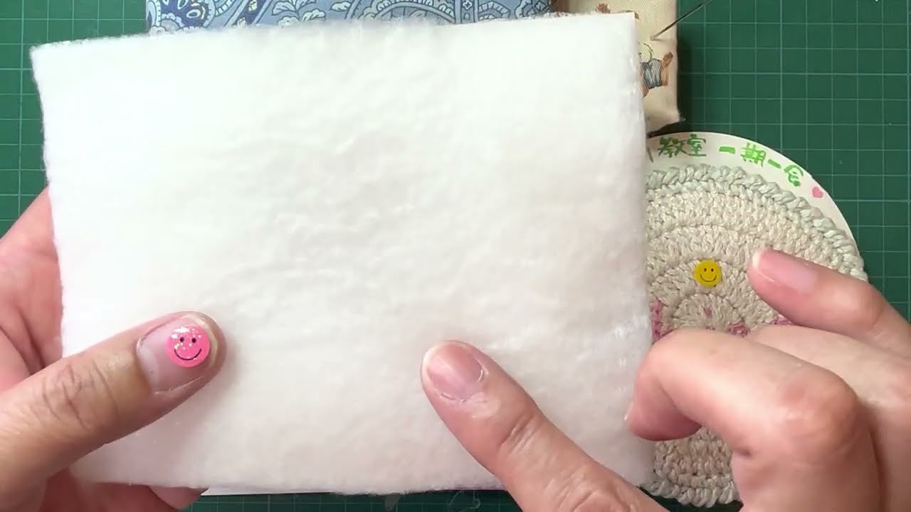 カルトナージュ㉑　キルト綿の重ね方　2023年6月5日