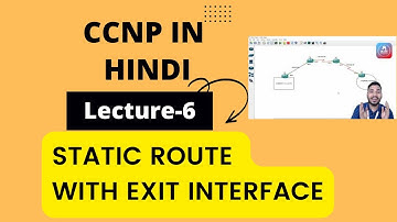 CCNP Course | Lecture 6 | Static route exit interface with loopback connectivity | A2IT Online