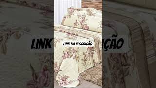 Dê uma olhada em kit Cobre Leito Colcha forro de cama casal Dupla Face Estampado 3pç 150 fios toque