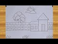 How To Draw Simple Scenery Art For Beginners رسم منظر طبيعي رسم سهل How To Draw Simple Scenery Art For Beginners رسم منظر طبيعي رسم سهل