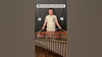 Mirrored Interval Stretch #music #marimba #piano #improvisation #exercise