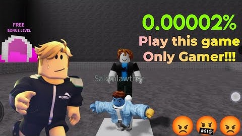 Speed run 4 - 0.00002% Can play this game || Roblox (walkthrough)
