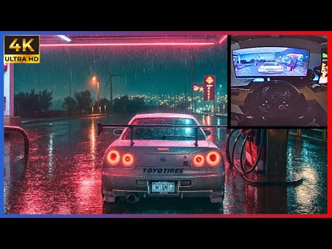 Nissan Skyline GTR R34 | Logitech G29 Steering Wheel | 4K - YouTube