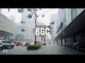 [4K] Walking in Heavy Rain in BGC, Metro Manila | Binaural City Sounds Rain Ambience