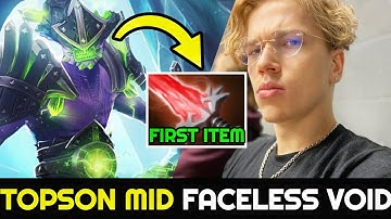 TOPSON 7.25 MID Faceless Void - Unlimited Bash Crazy Scepter Build 7.25 Dota 2