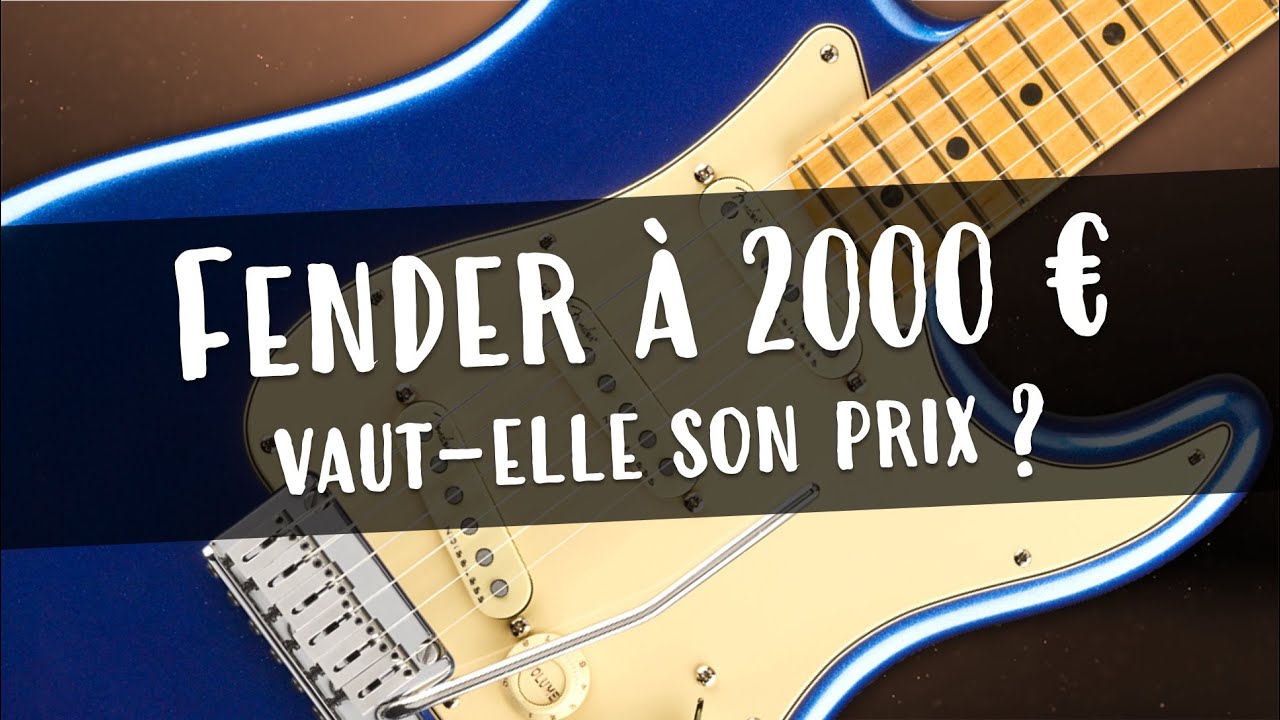 Ma nouvelle Fender Stratocaster Ultra + FAQ en direct (chapitrage
