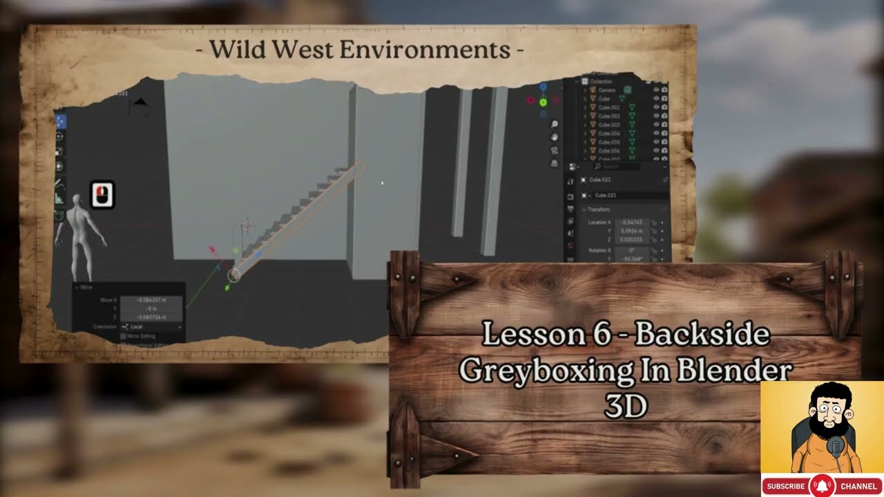 Lesson 6   Backside Greyboxing In Blender 3D