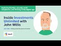 Inside investments unlimited with coauthor john willis  distinguished researcher at kosli  author