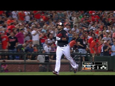 HOU@BAL: Alvarez clobbers a solo homer in...