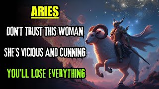 ARIES ♈️ DON’T TRUST WHAT THIS WOMAN SAYS — SHE’S TRYING TO LURE YOU INTO SOMETHING WRONG! ⚠️