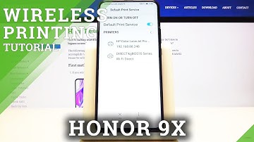 How to Connect Printer to Honor 9X - Pair Bluetooth Devices