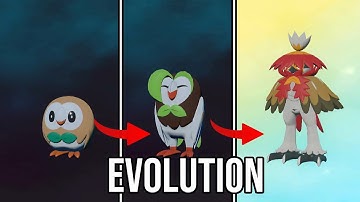 Rowlet | Dartrix | Hisuian Decidueye | Evolution in Pokemon Legends: Arceus | PLA