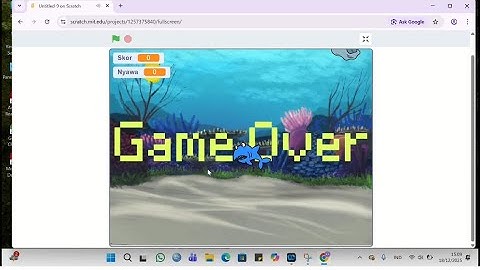Tutorial membuat game “Hungry Shark” di scratch || UHN I Gusti Bagus Sugriwa Denpasar 