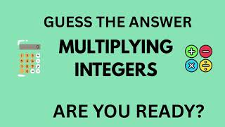 Guess the Number Game // Multiplying Integers screenshot 5