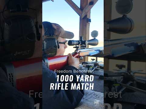 Freedom Benchrest 1000yrd rifle match: Dan #longrangerifle #benchrest