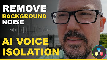 How To Remove Background Noise in DaVinci Resolve (with AI Voice Isolation!)