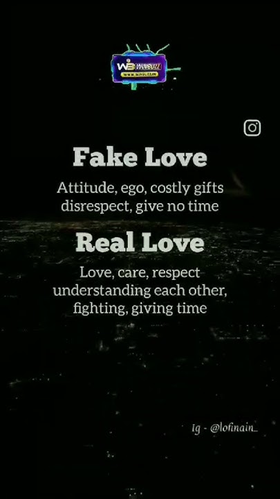Fake Love Vs Real Love love YouTube fake-love-vs-real-love-love-youtube