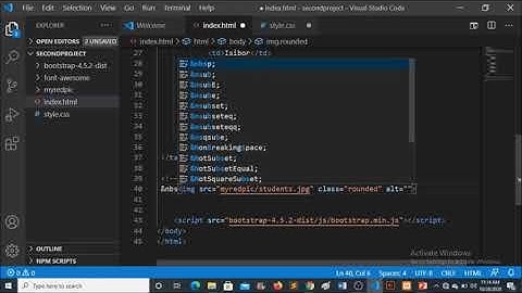 Bootstrap 4 tutorial - How to create tables