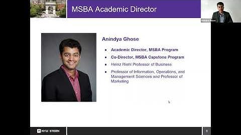 NYU Stern MSBAi Program: Q&A With Academic Director Anindya Ghose