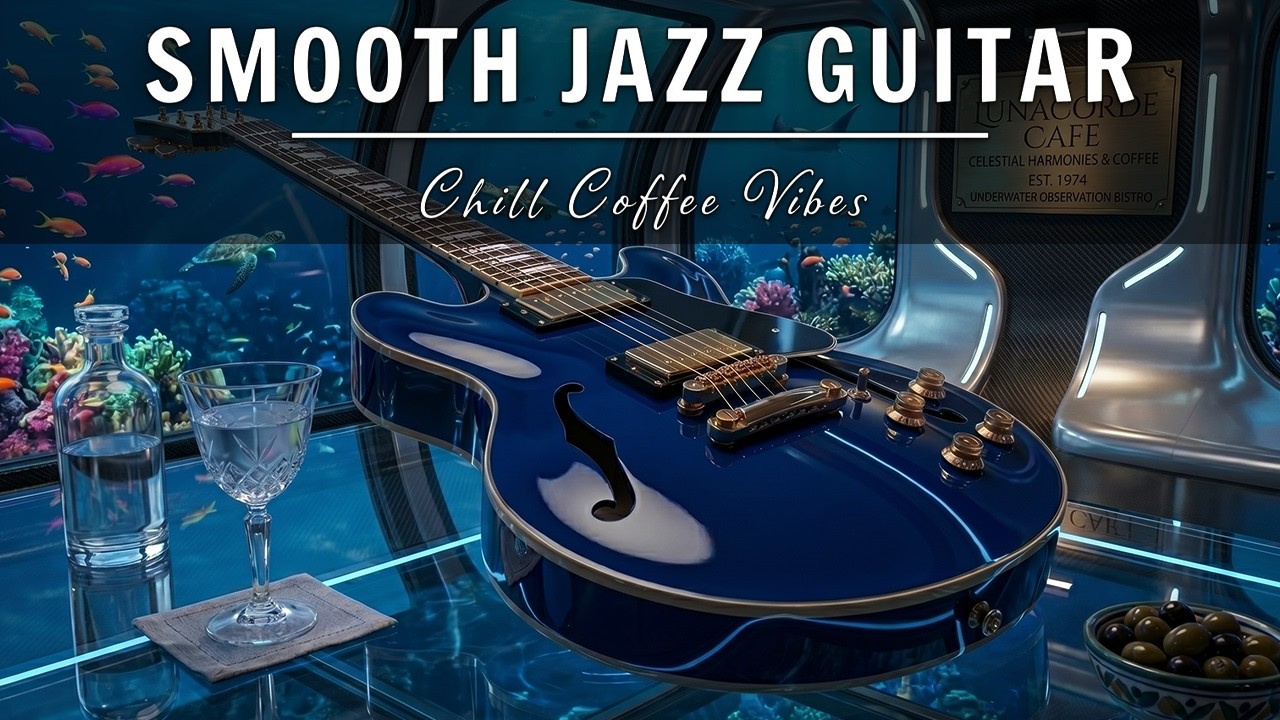 Smooth Jazz Guitar & Saxophone Music - Cool Cafe Vibes • Relaxing