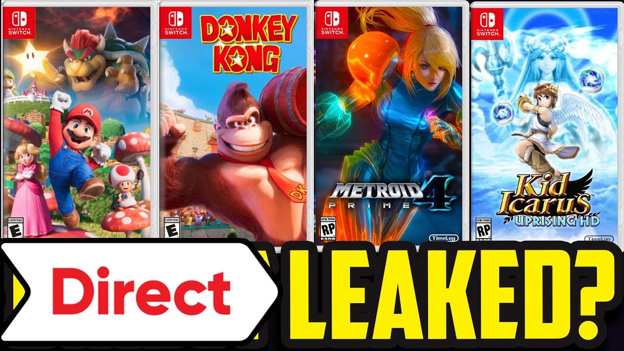 Did Nintendo's Entire 2023/2024 Year Just LEAK? Super Mario, Donkey