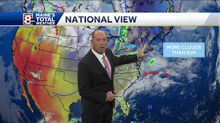 More clouds than sun, but we should stay dry through midweek