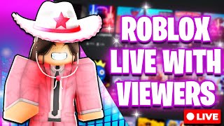 🔴ROBLOX VARIETY w/ VIEWERS🔴 Customs later c: