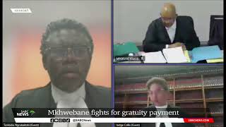 Mkhwebane's fight for gratuity payment in court