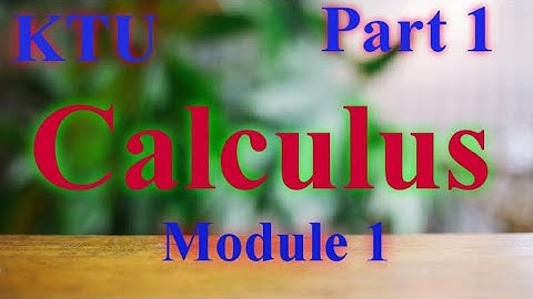 Infinite Series | CALCULUS |  Module 1 | S1 | MA101| KTU Maths |B Tech  Part 1
