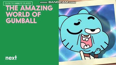 Cartoon Network (US) Coming Up Next - The Amazing World Of Gumball (Era Pastel)