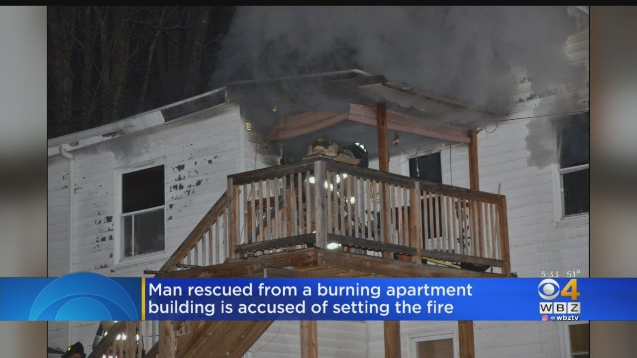 Man Rescued From Burning Apartment Building Accused Of Setting Fire ...
