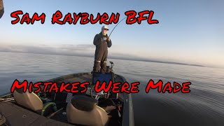 Torneio Sam Rayburn BFL Erros foram cometidos