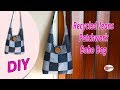 DIY RECYCLED JEANS PATCHWORK BOHO BAG | JEANS TOTE BAG | PATCHWORK BAG |  DIY BAG SEWING TUTORIAL