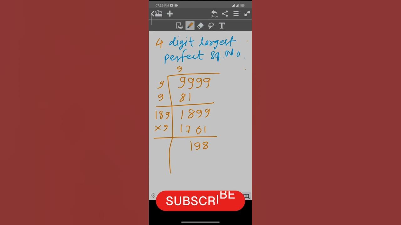 4-digit-perfect-square-number-maths-question-ssc-maths-youtube