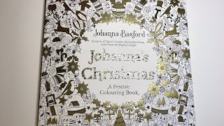 Famous Colouring a page in Johanna’s Christmas | Part 1 | Adult Colouring Wealth