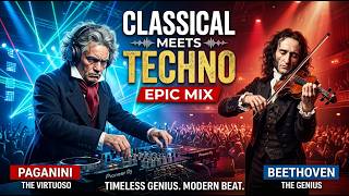 Melodic Techno Mix (Inspired by Niccolo Paganini) - Dark Vilon Techno for Deep Focus & Relax