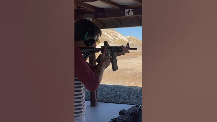 First time shooting my AR-15 (CA compliant smith and Wesson M&P 15)