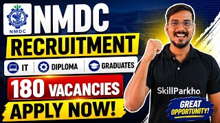 NMDC Recruitment 2026 🔥 Apprentice Vacancy | 180 Posts | ITI, Diploma & Graduate Eligible | Govt Job