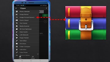 How to Convert Image Format to RAR or ZIP on Android
