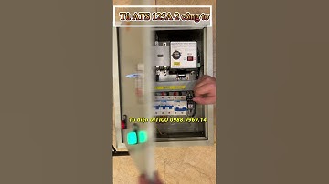 Tủ ATS 125A đảo nguồn luân phiên 2 công tơ công xuất lớn tuổi thọ cao bảo hành 2 năm MCB 100A DITICO