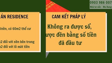 Có nên đầu tư đất nền Hắc dịch Tóc Tiên dưới 700 triệu thổ cư dự án Residence