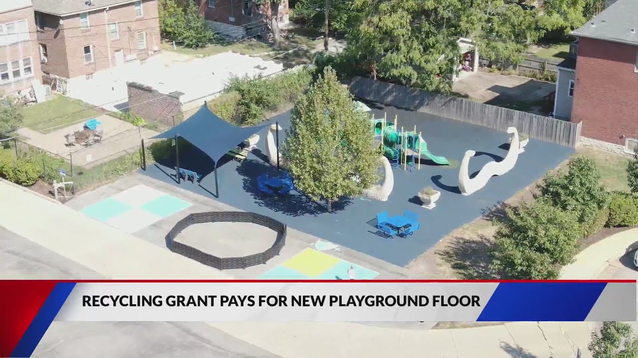 Recycling grant pays for new playground at St. Margaret of Scotland Catholic School