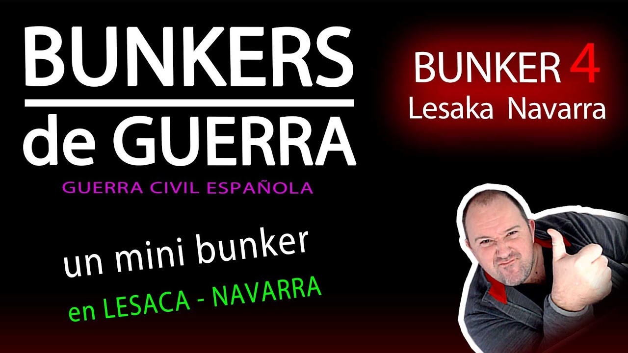 Bunker 4 - AGIÑA en LESAKA - Guerra Civil Española en Navarra ⭐2025 mini bunker